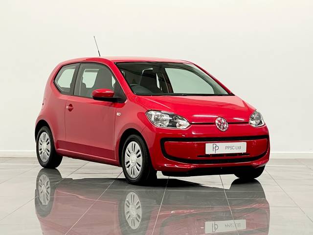 Volkswagen Up 1.0 BlueMotion Tech Move Up 3dr Hatchback Petrol Bright Red at Phil Presswood Specialist Cars Brigg