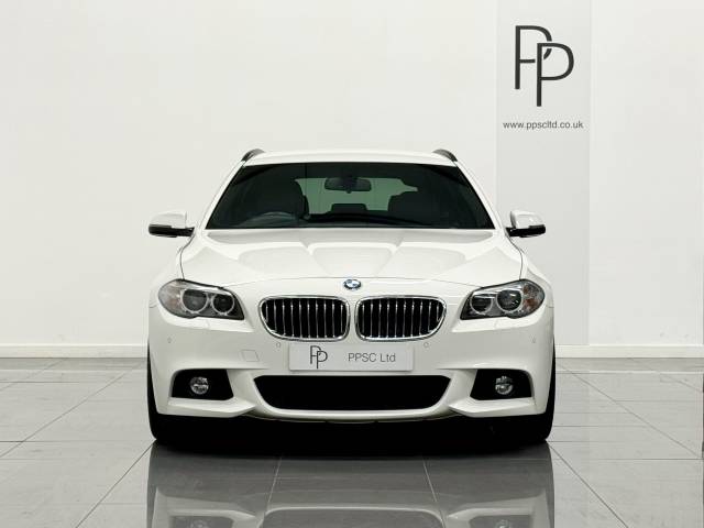 BMW 5 Series 2.0 520d M Sport 5dr Touring Step Auto Estate Diesel White
