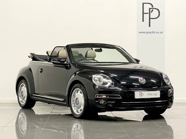 Volkswagen Beetle 1.2 TSI Design 2dr DSG Convertible Petrol Black