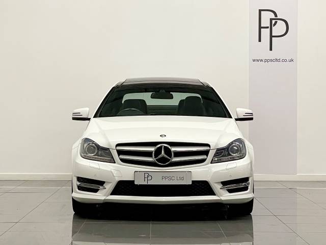 Mercedes-Benz C Class 2.1 C220 CDI AMG Sport Edition 2dr Auto [Premium Plus] Coupe Diesel White