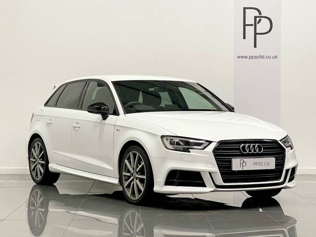 Audi A3 2.0 TDI Black Edition 5dr Hatchback Diesel Alpine White