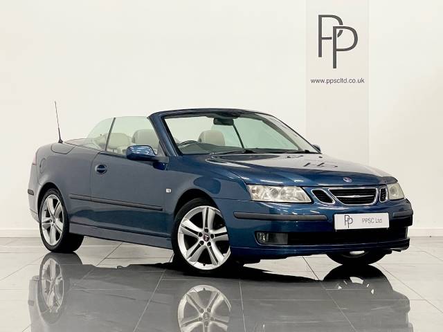 Saab 9-3 2.0 1.8t Vector 2dr Convertible Petrol Metallic Blue