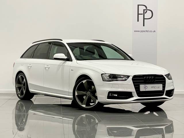 Audi A4 2.0 TDI 177 Black Edition 5dr Estate Diesel White