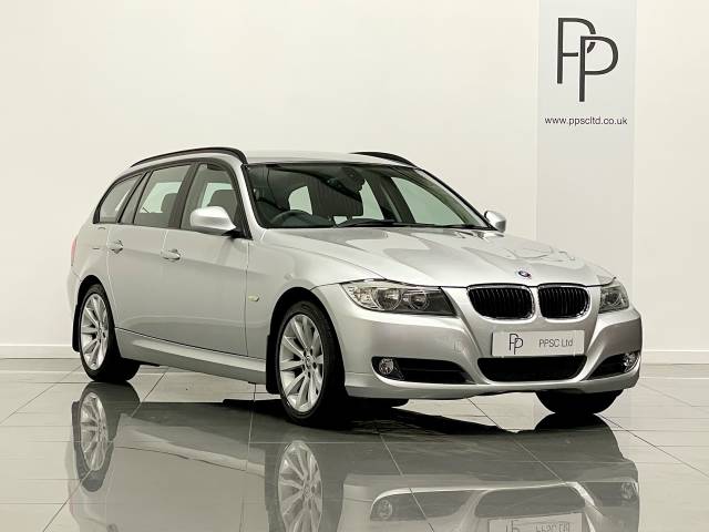 BMW 3 Series 2.0 318d SE Business Edition 5dr Step Auto Estate Diesel Titanium Silver