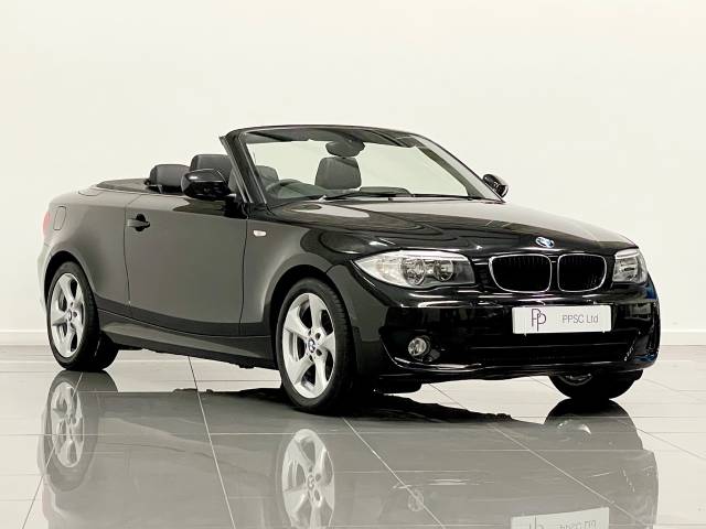 BMW 1 Series 2.0 118d SE 2dr Convertible Diesel Sapphire Black