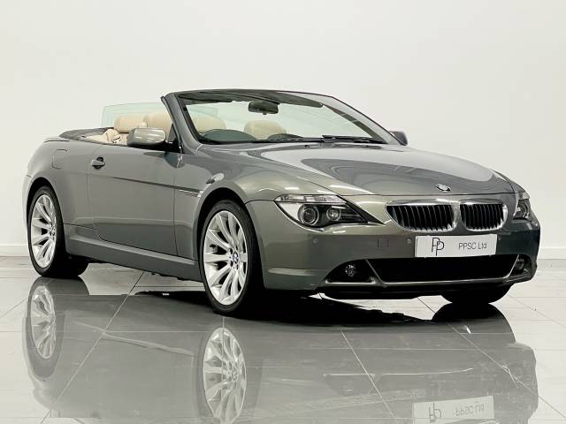 BMW 6 Series 3.0 630i Sport 2dr Auto Convertible Petrol Metallic Grey