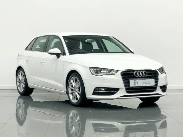 Audi A3 2.0 TDI Sport 5dr [Nav] Hatchback Diesel Ibis White