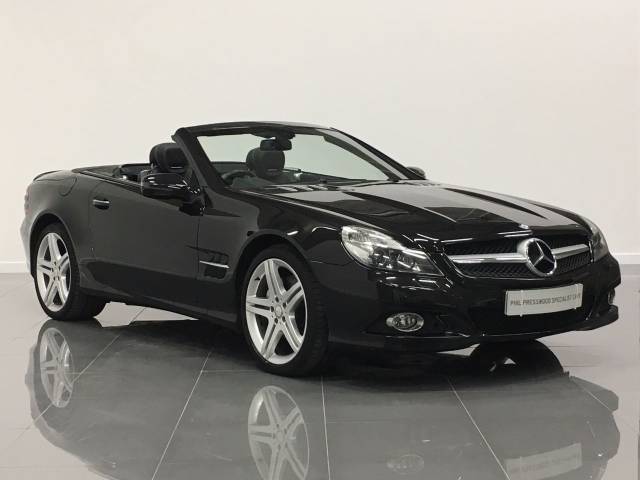 Mercedes-Benz SL Class 3.5 SL 350 2dr Tip Auto Convertible Petrol Obsidian Black Metallic