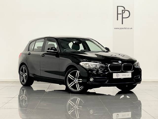 BMW 1 Series 2.0 118d Sport 5dr Step Auto Hatchback Diesel Black