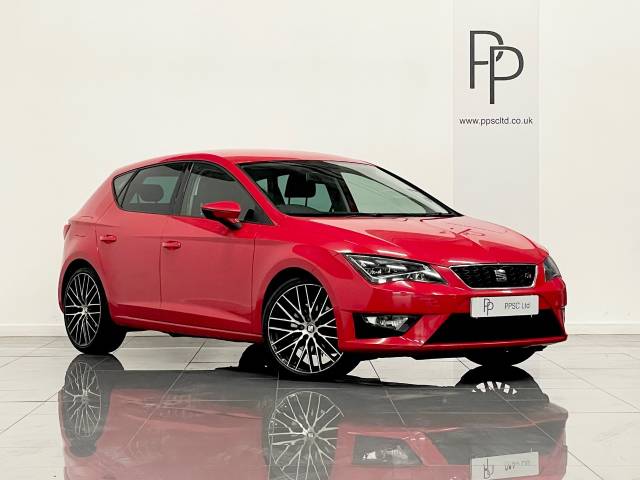 SEAT Leon 2.0 TDI 184 FR 5dr [Technology Pack] Hatchback Diesel Red