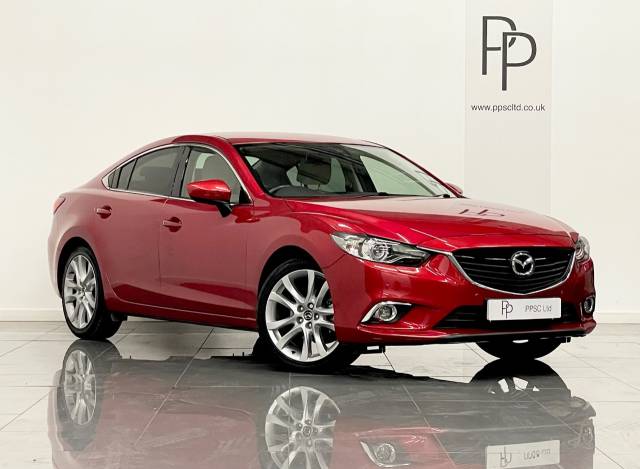 Mazda 6 2.2d [175] Sport Nav 4dr Auto Saloon Diesel Metallic Red