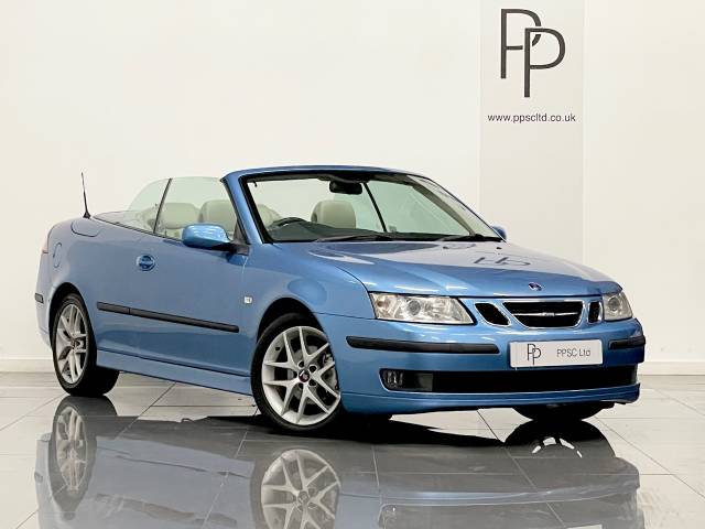 Saab 9-3 2.0 1.8t Vector 2dr Auto Convertible Petrol Electric Blue