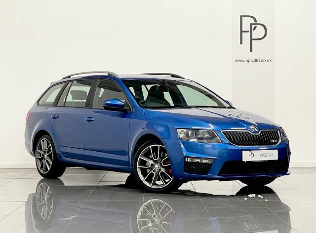 Skoda Octavia 2.0 TSI vRS 5dr DSG Estate Petrol Blue