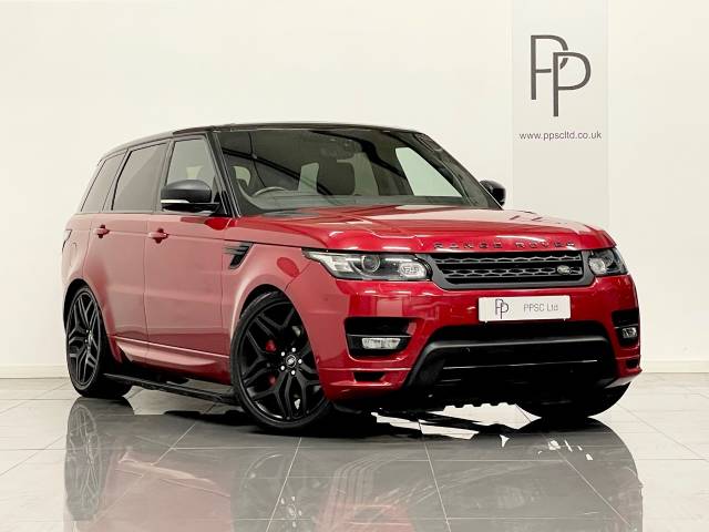 Land Rover Range Rover Sport 3.0 SDV6 [306] Autobiography Dynamic 5dr Auto Estate Diesel Firenze Red