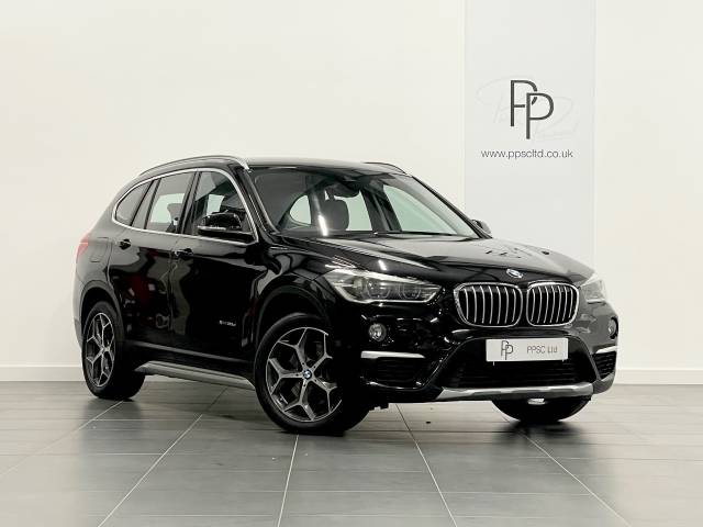 BMW X1 2.0 xDrive 20d xLine 5dr Step Auto Estate Diesel Black