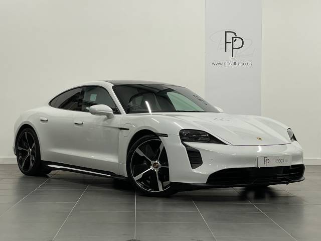 Porsche Taycan 0.0 350kW 93kWh 4dr RWD Auto Saloon Electric Pearl White