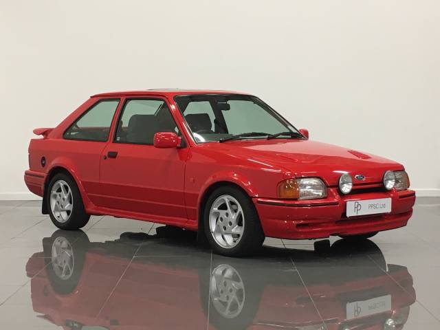 Ford Escort 1.6 RS Turbo Hatchback Petrol Radiant Red at Phil Presswood Specialist Cars Brigg