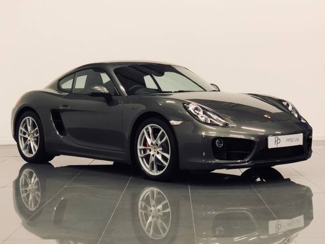 Porsche Cayman 3.4 S 2dr PDK Coupe Petrol Agate Grey at Phil Presswood Specialist Cars Brigg