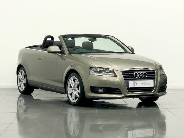 Audi A3 2.0 TDI Sport 2dr S Tronic Convertible Diesel Olive Gold
